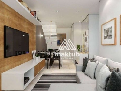 Sobrado com 2 dormitórios à venda, 62 m² por r$ 370.000,00 - vila príncipe de gales - santo andré/sp