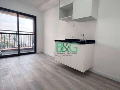 Studio com 1 dormitório para alugar, 28 m² por r$ 2.390,00/mês - vila independência - são paulo/sp