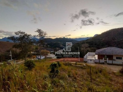 Terreno à venda, 672 m² por r$ 349.000,00 - prata - teresópolis/rj