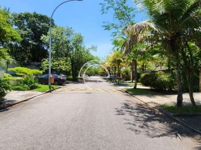 Terreno em condomínio fechado à venda na rua canto dos pássaros, 110, barra da tijuca, rio de janeiro por r$ 4.000.000