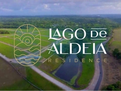 Vendo mega lote com 500m² em loteamento fechado com infraestrutura completa: conheça o lago de aldeia residence!