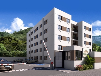 Apartamento em Vila Santa Cruz, Duque de Caxias/RJ de 44m² 2 quartos à venda por R$ 200.800,00