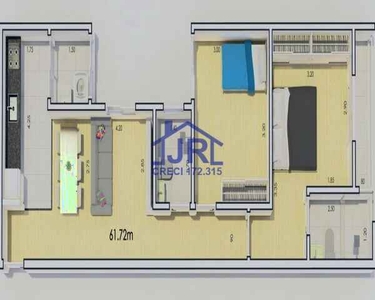 Apartamento sem Condomínio com 70,12m² para Financiamento Excelente Localização no Vila Vi