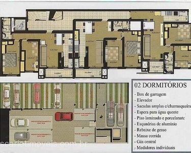 Apartamento com 2 Dormitorio(s) localizado(a) no bairro Fatima em Caxias do Sul / RIO GRA