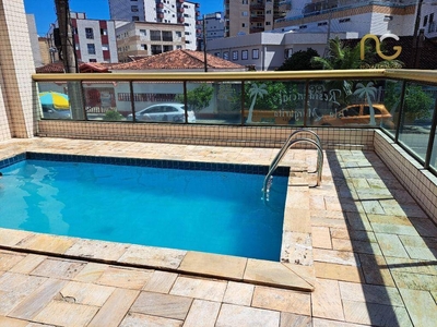Apartamento em Vila Caiçara, Praia Grande/SP de 50m² 1 quartos à venda por R$ 224.000,00