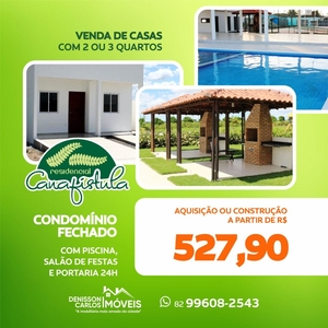 Casa em Canafístula, Arapiraca/AL de 55m² 2 quartos à venda por R$ 144.000,00