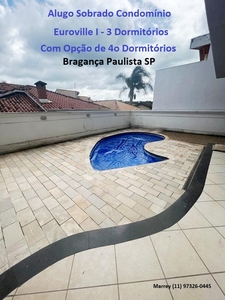 Casa em Residencial Euroville, Bragança Paulista/SP de 210m² 3 quartos para locação R$ 6.500,00/mes