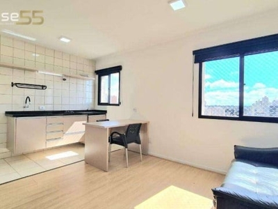 Studio com 1 dormitório para alugar, 28 m² por R$ 1.800,00/mês - Centro - Curitiba/PR