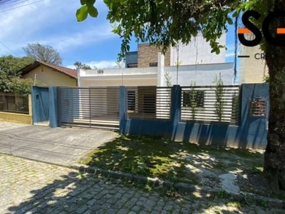 Casa alto padrão 4 dormitórios 4 banheiros 2 suítes 3 vagas no saguaçu em joinville