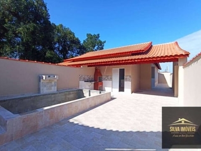 Casa com 2 dormitórios à venda, 85 m² por r$ 320.000,00 - santa terezinha - itanhaém/sp