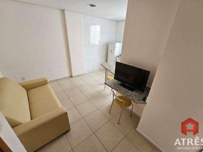 Flat para alugar, 35 m² por r$ 1.350,00/mês - setor bueno - goiânia/go