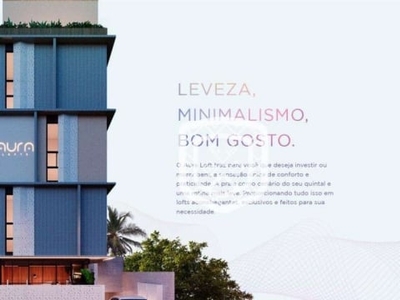 Loft com 1 dormitório à venda, 18 m² por r$ 229.500 - jardim oceania - joão pessoa/pb