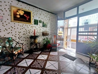 Oportunidade! kitnet com 1 dormitório à venda, 20 m² por r$ 128.000 - ocian - praia grande/sp