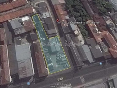 Terreno à venda na rua são luiz gonzaga, são cristóvão, rio de janeiro, 756 m2 por r$ 2.200.000