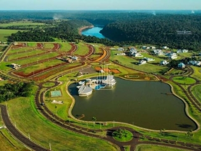 Terrenos à venda em foz do iguaçu no condomínio royal boulevard yacht residence e resort - fase 3