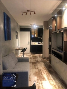 Apartamento com 1 dormitório para alugar, 41 m² por R$ 4.000/mês - Brooklin - São Paulo/SP