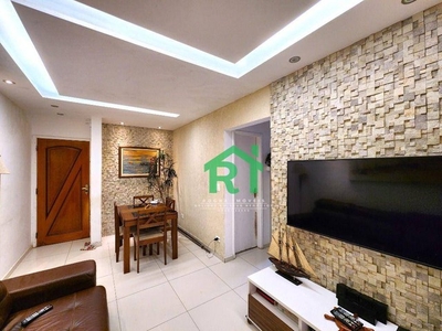Apartamento com 2 dormitórios à venda, 65 m² por R$ 400.000,00 - Pitangueiras - Guarujá/SP
