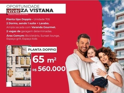 Apartamento com 2 dormitórios à venda, 65 m² por R$ 560.000 - Atibaia Jardim - Atibaia/SP