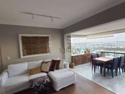 Apartamento com 3 dormitórios, 113 m² - venda por r$ 1.000.000,00 ou aluguel por r$ 5.480,00/mês - alphaville - campinas/sp