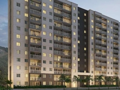 Apartamento com 3 quartos à venda na avenida salvador allende, 3296, barra da tijuca, rio de janeiro, 59 m2 por r$ 438.300
