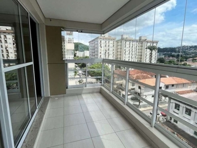 Apartamento com 3 quartos para alugar na rua monsenhor paula rodrigues, --, vila belmiro, santos, 96 m2 por r$ 5.000