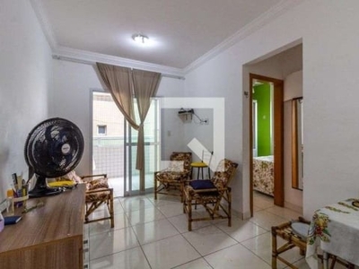 Apartamento para aluguel - nova mirim, 1 quarto, 43 m² - praia grande