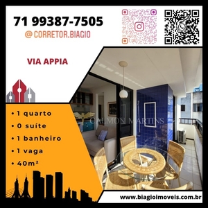 Apartamento para venda com 40 metros quadrados com 1 quarto em Pituba - Salvador - BA