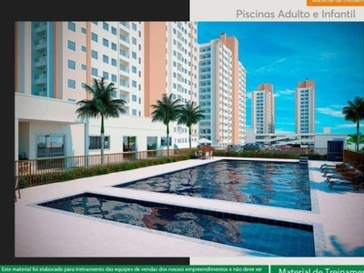 Apartamento para venda com 44 metros no solar vista mar com 2 quartos em pirajá - salvador - ba