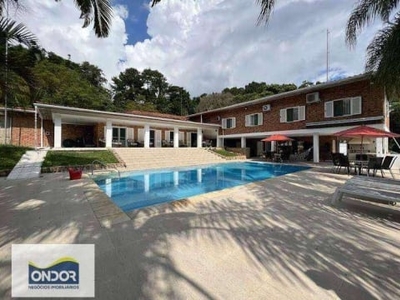 Casa, 842 m² - venda por r$ 4.900.000,00 ou aluguel por r$ 26.931,00/mês - parque silvino pereira - cotia/sp