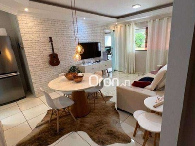 Casa com 2 dormitórios à venda, 101 m² por r$ 360.000,00 - parque industrial santo antônio - aparecida de goiânia/go