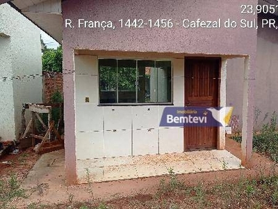 Casa à venda, 58 m² por R$ 76.195,28 - Jardim Primavera - Cafezal do Sul/PR