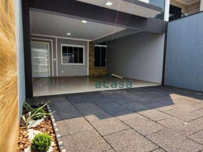 Casa com 1 suíte + 2 dormitórios à venda, 160 m² por r$ 700.000 - alto alegre - cascavel/pr