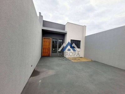 Casa com 3 dormitórios à venda, 68 m² por r$ 307.000,00 - dom pedro ii - londrina/pr