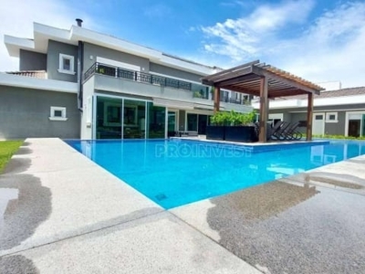 Casa com 4 dormitórios, 680 m² - venda por r$ 9.500.000,00 ou aluguel por r$ 41.516,50/mês - residencial morada dos lagos - barueri/sp