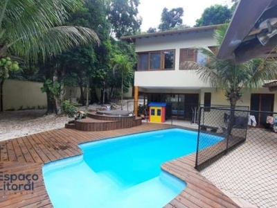 Casa com 4 dormitórios à venda, 335 m² por r$ 4.000.000,00 - park imperial - caraguatatuba/sp