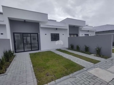 Casa em condomínio fechado com 2 quartos à venda na rua h, praia grande, matinhos, 49 m2 por r$ 409.000