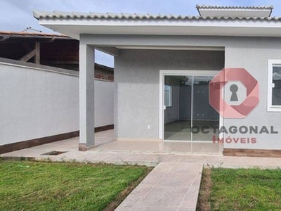 Casa linear com 3 quartos à venda, 89 m² por R$ 440.000,00 - Itaipuaçú - Maricá/RJ