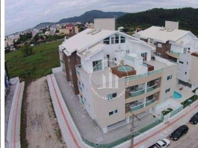 Cobertura com 3 dormitórios à venda, 159 m² por r$ 955.000,00 - ingleses do rio vermelho - florianópolis/sc