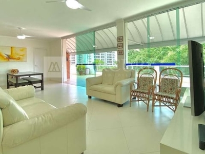 Cobertura com 4 dormitórios à venda, 180 m² por r$ 850.000,00 - enseada - guarujá/sp