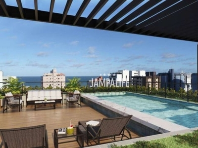 Flat com 1 dormitório à venda, 24 m² por r$ 187.700,00 - intermares - cabedelo/pb