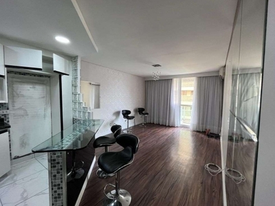 Flat com 1 dormitório para alugar, 56 m² por r$ 3.700,00/mês - alphaville - barueri/sp