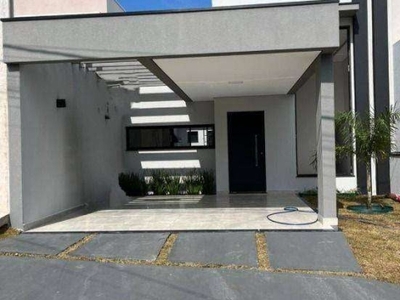 Indaiatuba - casa térrea nova a venda 3 dormitórios suíte quintal e área gourmet 2 vagas - condomínio fechado com lazer completo jardins do império