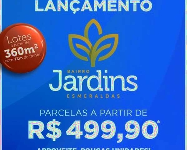 Lançamento em Esmeraldas, Oportunidade de lotes 360m com parcelas a partir de 499,00