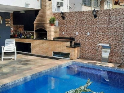 Rizzi imóveis vende: casa duplex com piscina e 3 quartos – anil/ jacarepaguá
