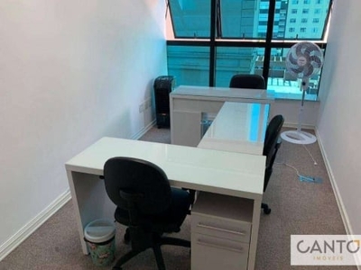 Sala para alugar, 30 m² por r$ 2.000,00/mês - centro - curitiba/pr