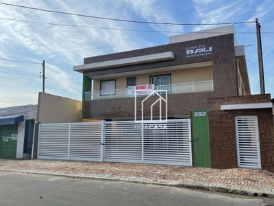 Sobrado com 2 dormitórios à venda, 57 m² por r$ 237.000,00 - jardim trevo - praia grande/sp