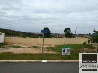 Terreno à venda, 300 m² por r$ 290.000,00 - wanel ville - sorocaba/sp