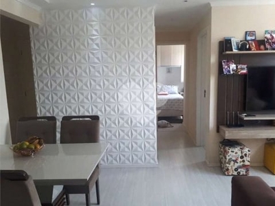 Apartamento de 48m² com 2 dormitórios e 1 vaga a venda - jardim salete