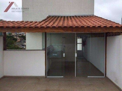 Cobertura com 2 dormitórios à venda, 72 m² por r$ 320.000,00 - vila floresta - santo andré/sp