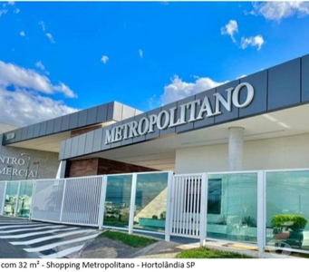 Sala Comercial com 32 m² - Shopping Metropolitano - Hortolân